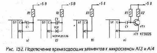 Ждущие мультивибраторы и генераторы